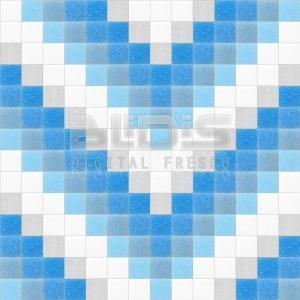 Glass Mosaic Repeating Pattern: Blue Stripe - pattern