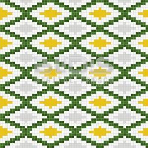 Glass Tiles Repeating Pattern: Fresh Daisies - pattern tiled