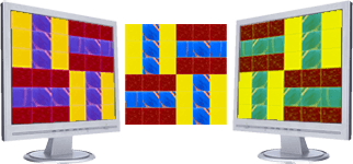 Glass mosaic on different devices