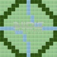 Glass Mosaic Repeating Pattern: Green Harmony - pattern