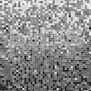 Glass Tile Mosaic Gradient: Grayscale