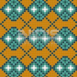 Glass Tiles Repeating Pattern: Indian Tracery - partten tiled 2