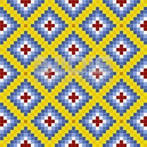 Glass Mosaic Repeating Pattern: Colored Tracery - pattern tiled