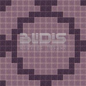Glass Tiles Repeating Pattern: Purple Flowers - pattern