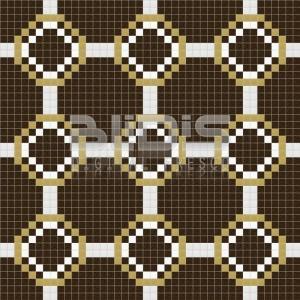 Glass Tiles Repeating Pattern: Brown Mystery - pattern tiled