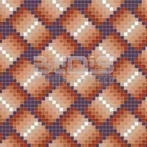 Glass Mosaic Repeating Pattern: Bright Rattan - pattern tiled